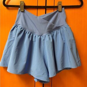 OFFLINE By Aerie Real Me Crossover Flowy Shorts blue